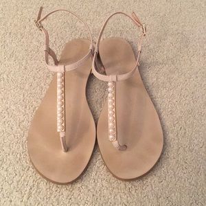 Lightly worn sandals